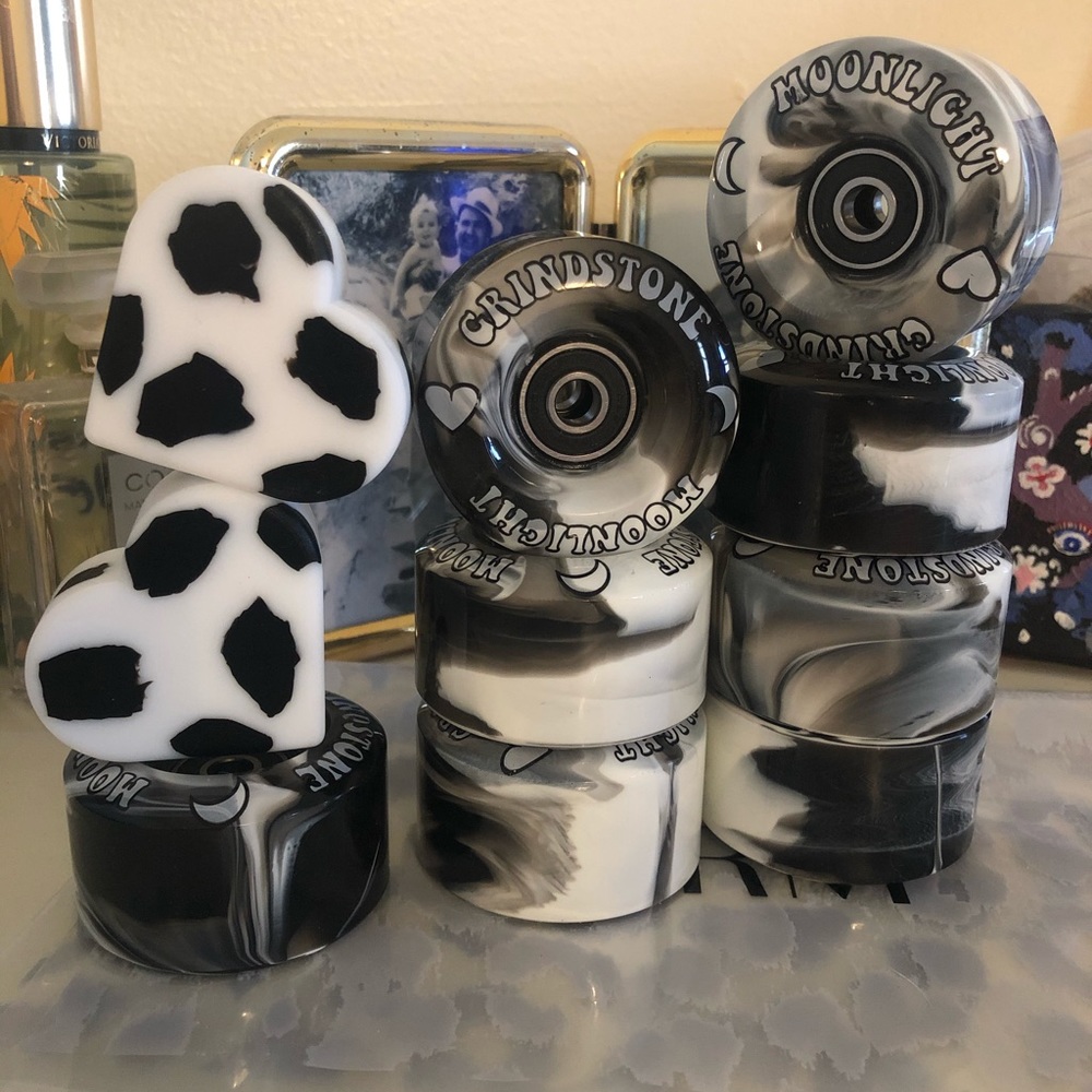 Moonlight Roller x Grindstone toe stops + wheels